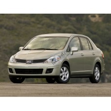 Nissan Versa седан, 1 поколение, C11 (08.2006 - 11.2012) - лекало на задние стекла