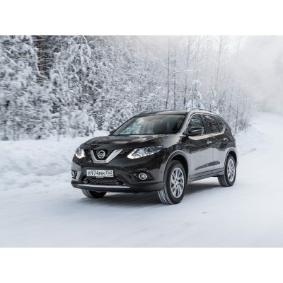 Nissan X-trail 2018 - лекало экрана мультимедиа