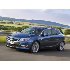 Opel Astra J хетчбэк 5 дверей, 2010-2015 - лекало на задние стекла