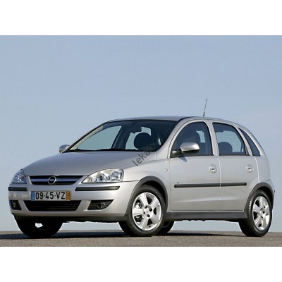 Opel Corsa C (2000-2006) - лекало для ЕВА ковриков салона