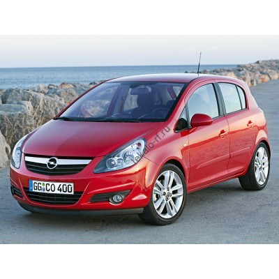 Opel CORSA D 4-е поколение (2006-2014) 5 дверей - лекало на задние стекла