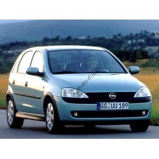 OPEL CORSA C 2000-2006 лекало для ковриков салона