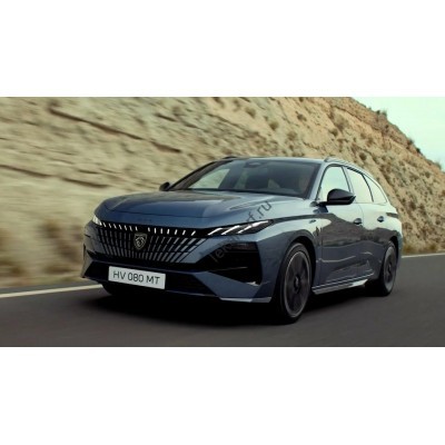 Peugeot 308 Active, Allure 2020-2026 перед - лекало для кузова