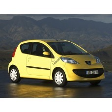 Peugeot 107 хэтчбек 3 дв., 1 поколение (06.2005 - 2015) лекало переднее боковое стекло