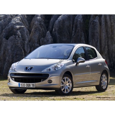 Peugeot 207 хэтчбек 5 дв., 1 поколение (03.2006 - 2011) - лекало на задние стекла