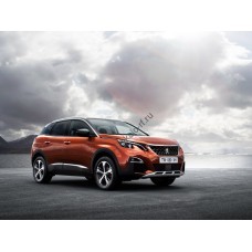 Peugeot 3008 2 поколение 2016–нв - лекало на лобовое стекло