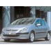 Peugeot 307 хэтчбек 5 дв., 1 поколение (01.2001 - 2008) - лекало на задние стекла