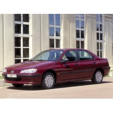 Peugeot 406 седан, 1 поколение (10.1995 - 2004) - лекало на задние стекла