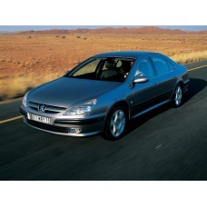 Peugeot 607 седан, 1 поколение (10.1999 - 2008) - лекало на задние стекла