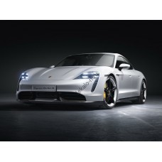 Porsche Taycan 2019, седан, 1 поколение (09.2019 - 2021) - лекало на задние стекла