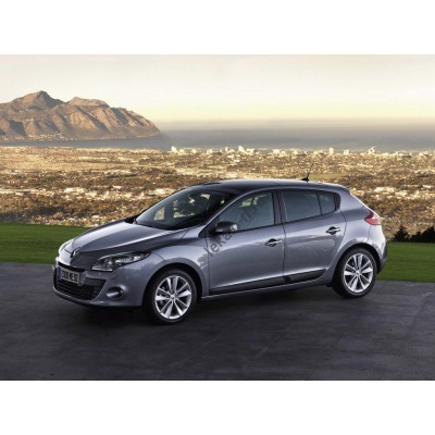 Renault Megane 3 поколение 2008-2014 - лекало на лобовое стекло