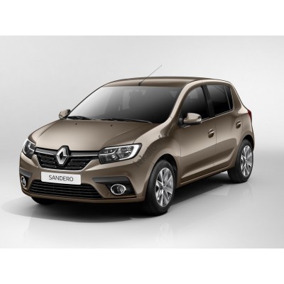 Renault Sandero (2018) - лекало экрана мультимедиа