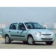 Renault Symbol,  1 поколение 1999-2008 лекало переднее боковое стекло