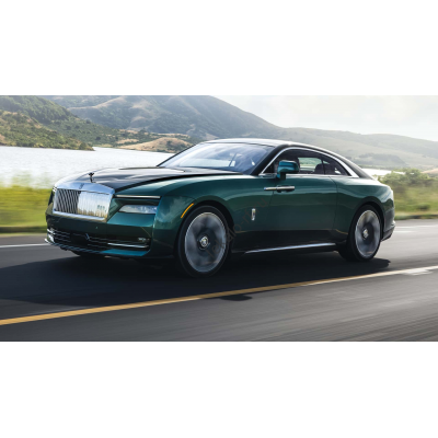 Rolls-Royce Spectre 2024 решетка и хром переднего крыла - лекало для кузова