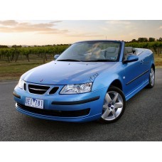 Saab 9-3 открытый кузов, 1 поколение (1998–2003) лекало переднее боковое стекло