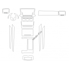 Volkswagen Teramont 2017-2018 - лекало салона