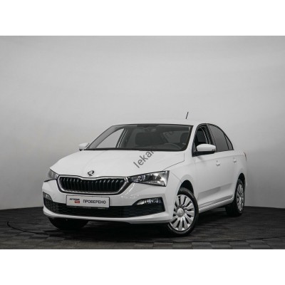 Skoda Rapid 2024 - лекало экрана мультимедиа