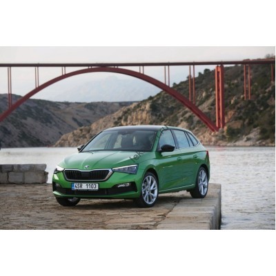 Skoda Scala хэтчбек 5 дв., 1 поколение 2018-2026 - лекало на задние стекла