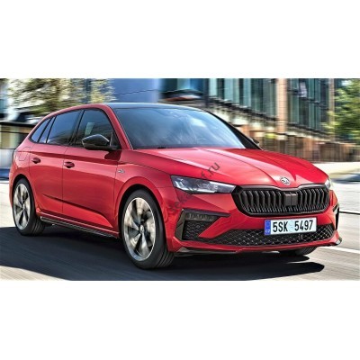 Skoda Scala 2024 - лекало экрана мультимедиа