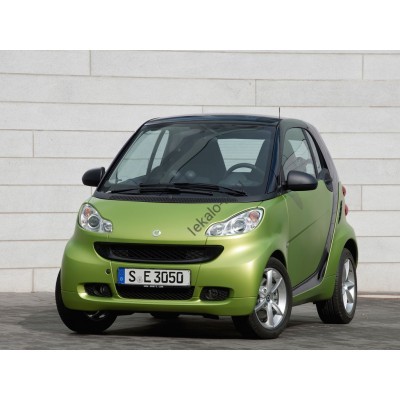 SMART ForTwo II (451) (2007-2014) - лекало для ЕВА ковриков салона