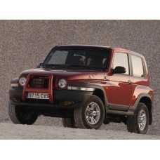 SsangYong Korando 3 дв., 2 поколение (01.1996 - 01.2006) лекало переднее боковое стекло