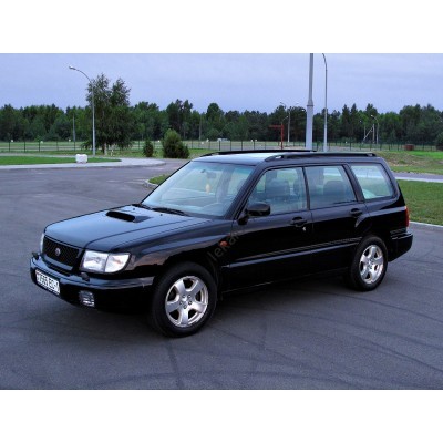 Subaru Forester SF 1999 - лекало для ЕВА ковриков багажника авто