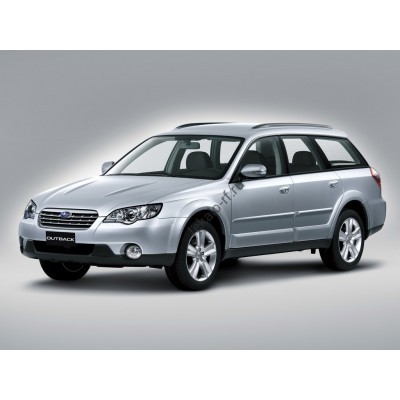 Subaru Outback универсал,3 поколение 2003-2009 - лекало на задние стекла