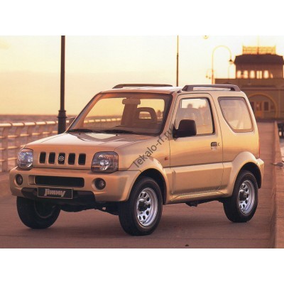 Suzuki Jimny 3 дв., 3 поколение, JB43 (10.1998 - 2019) - лекало на задние стекла