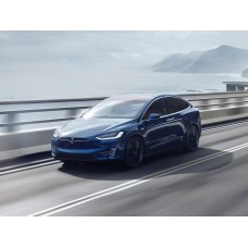 Tesla Model X 2018 - лекало экрана мультимедиа