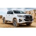 Toyota Hilux Base (2020 to 2021) перед - лекало для кузова