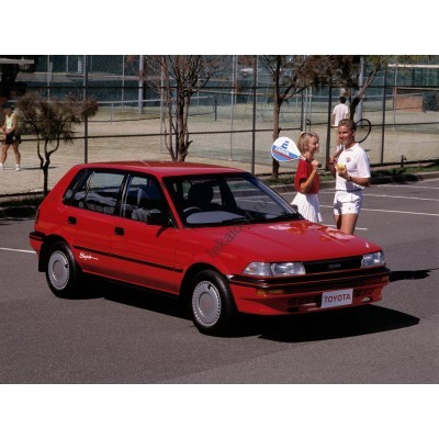 Toyota Corolla 6 поколение, E90 (05.1987 - 1991) Лекало переднего бокового стекла