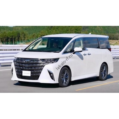 Toyota Alphard Vellfire 2024 - лекало экрана мультимедиа