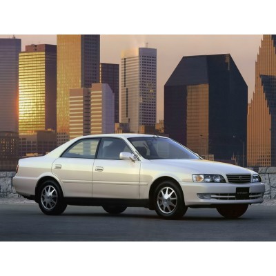 Toyota Chaser X100 (1996-2001) салон, правый руль - лекало для ЕВА ковриков салона