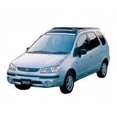 Toyota spacio 1997-2001 лекало переднее боковое стекло