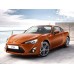 Toyota GT 86 купе, 1 поколение, ZN6 (09.2012 - 2021) - лекало на лобовое стекло