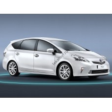 Toyota Prius Plus III XW30 (2009-2015) салон, 3 ряда - лекало для ЕВА ковриков салона