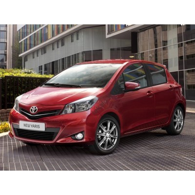 Toyota Yaris 3 поколение, XP130 (12.2010 - 2017) - лекало на лобовое стекло