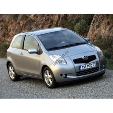 Toyota Yaris 2 поколение, XP90 (10.2005 - 2010) - 3 дверный лекало переднее боковое стекло