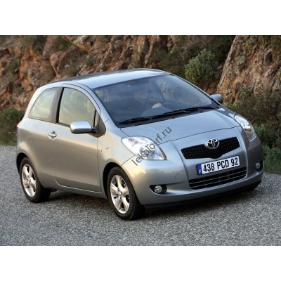 Toyota Yaris 2 поколение, XP90 (10.2005 - 2010) - 3 дв. - лекало на задние стекла