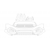 Volkswagen T-ROC R-line 2025 бампер - лекало для кузова