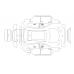 Volkswagen Tharu Plastic Wheel Brow (2023 - 2024) полный кузов - лекало для кузова