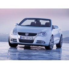 Volkswagen Eos 1 поколение, кабриолет 2006-2015 лекало переднее боковое стекло