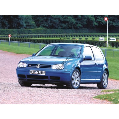 Volkswagen Golf 4 - 1997-2005 - хэтчбек - лекало на задние стекла