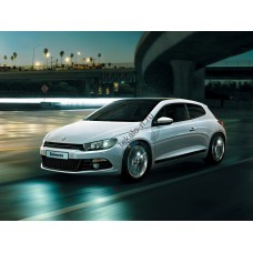 Volkswagen Scirocco III (2008->) - лекало для ЕВА ковриков салона