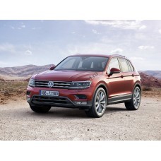 Volkswagen Tiguan 2017 - лекало экрана мультимедиа