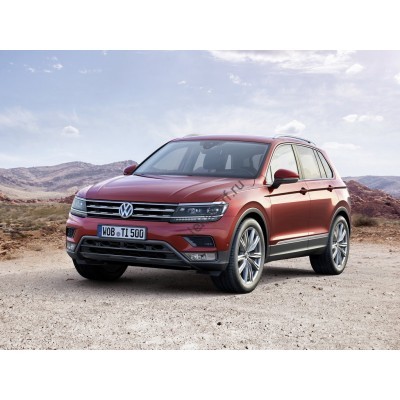 Volkswagen Tiguan 2017 - лекало экрана мультимедиа